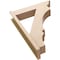 Ekena Millwork 8-in W x 34-in D x 46-in H Balboa Trad Rough Cedar Woodgrain TimberThane Outlooker, Primed Tan OUTUR080X34X46BOA04RCPR - alternate 4